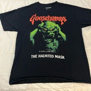 Short sleeve black Goosebumps t shirt